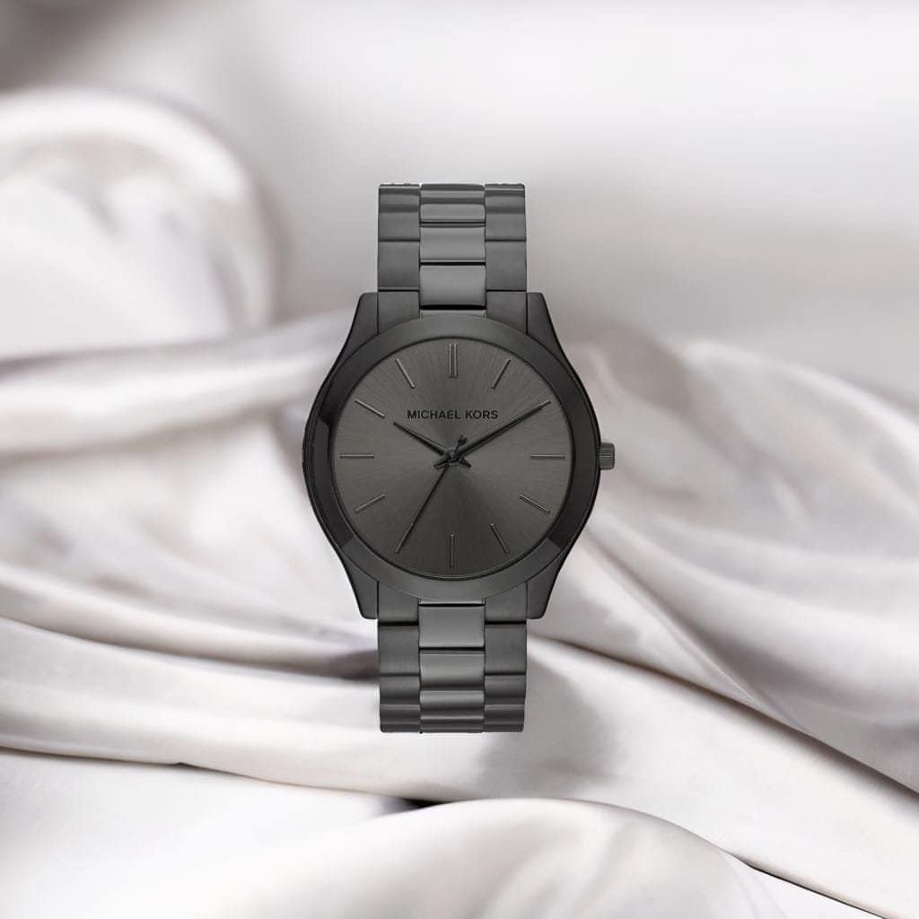 Michael Kors Slim Runway Black Watch MK8507